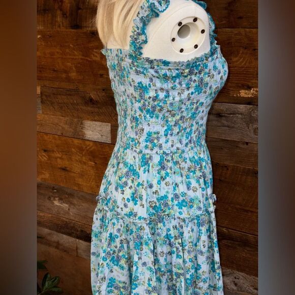 Aerie Flirty Shoulder Summer Mini Dress sz M - Picture 11 of 15